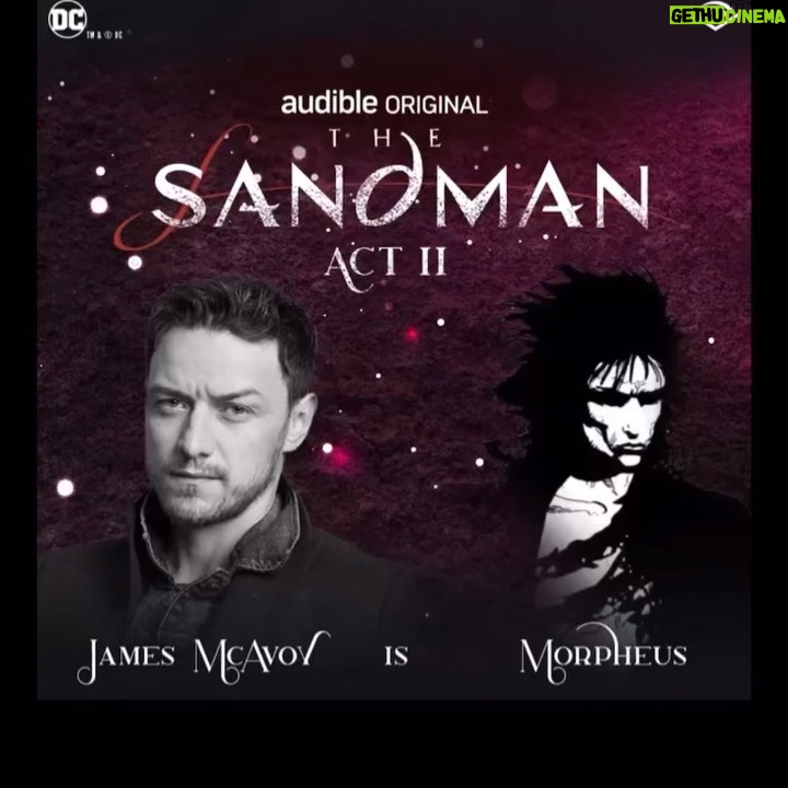 James McAvoy Instagram - Thrilled to be in the brilliant cast of The Sandman: Act II from @audible and @dc, based on the acclaimed graphic novels written by @neilgaiman. Listen when it arrives September 22! #SandmanxAudible The Dreaming