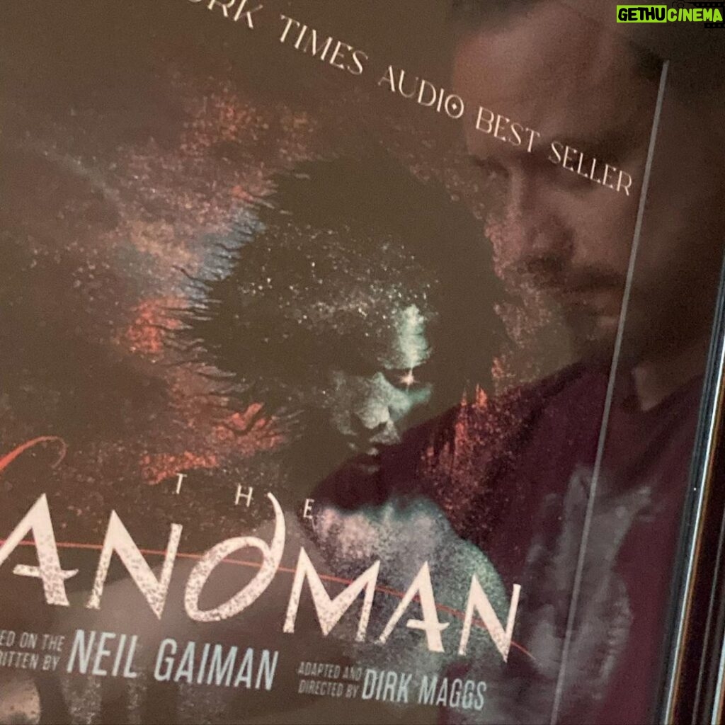 James McAvoy Instagram - Loved getting to be Morpheus in this. @neilhimself and #dirkmaggs make a great team. Season two coming soon. Thanks for the print @audible @audible_uk #newyorktimesbestseller
