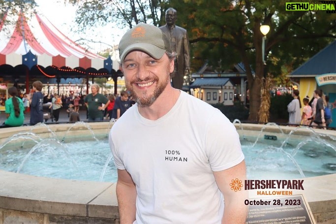 James McAvoy - 173.1K Likes - What a great day at @hersheypark …massive thanks to Mack and Hector for showing us around and generally being great people. The entire crew had a blast!!!!
#themepark #halloween #darknightshersheypark