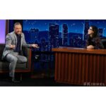 James McAvoy Instagram - Loved hanging with guest host @SarahKSilverman (Long time fan of hers and she was brilliant) on @JimmyKimmelLive tonight! #Kimmel #ABC #togethermovie #together