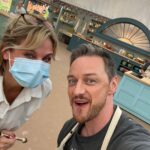 James McAvoy Instagram - Thanks as always for the Lully Doo and Visage work and for the top tier company. @tarahmakeup