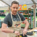 James McAvoy Instagram - So excited that I’m Gonna be on bake off real soon!Every donation to Stand Up To Cancer speeds up life-saving research. If you’re in a position to dip into your pockets and help out, please know that you really are making a difference. www.channel4.com/su2c #GBBO @SU2CUK LINK IN BIO The Tent