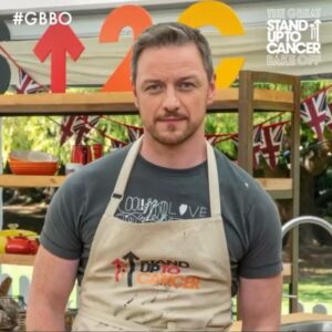 James McAvoy Instagram - So Excited to be part of @britishbakeoff for @su2cuk ive been a fan for years and watched most seasons so it’s an honour to be  baking for such a great cause. #greatbritishbakeoff #baking #standuptocancer #eatmytreats