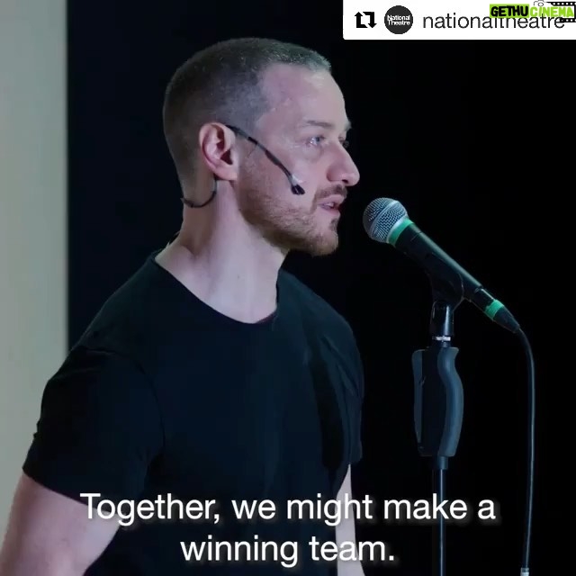 James McAvoy Instagram - This is the start of one very complicated love triangle with @ebsnostress and @aj_uwajeh in @jamielloydco's playing at cinemas everywhere. Go to @nationaltheatre to find out where and book now. #CyranoWestEnd #cyrano #movies #theatre #cinema #ntlive Everywhere