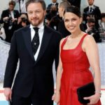 James McAvoy Instagram - What an incredible night at the Met Ball. Both @lisalibs and I were honoured to be invited and dressed by @dunhill and @chloe respectively. For myself A bespoke single-breasted 3-piece evening suit, handcrafted by dunhill’s master tailor in London, designed by dunhill Creative Director @MrSimonHolloway time pieces by @jaegerlecoultre and my beautiful tie pin by @cartier great company and brilliant grooming by @shidehkafei who did both @lisalibs and myself. #met #metball #metgala #fashion #dunhill #jaeger #cartier #redcarpet NYC