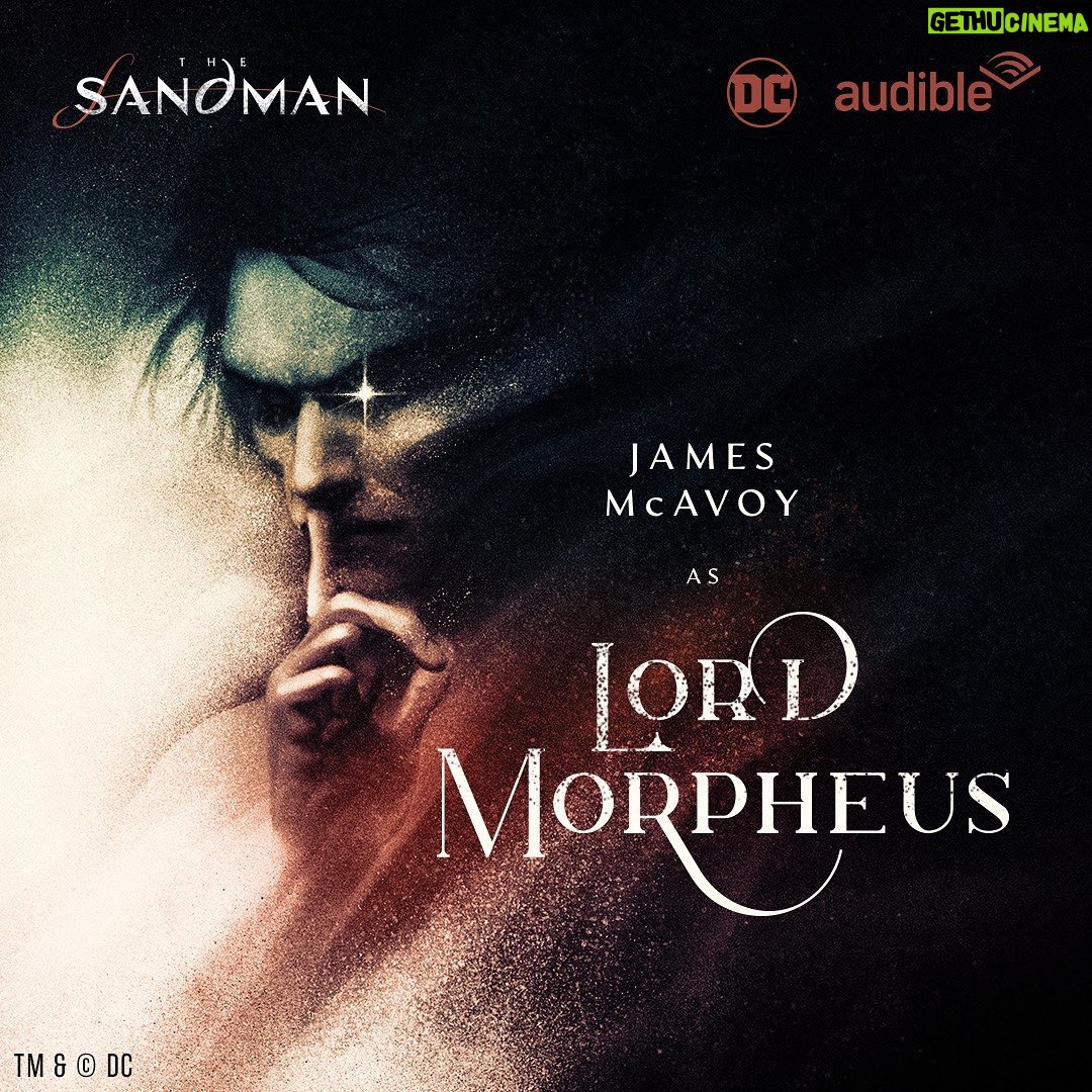James McAvoy Instagram - @neilhimself ‘s SANDMAN. OUT NOW. Get it at @audible_uk and @audible LINK IN BIO #sandman #audible #audiodrama #listen