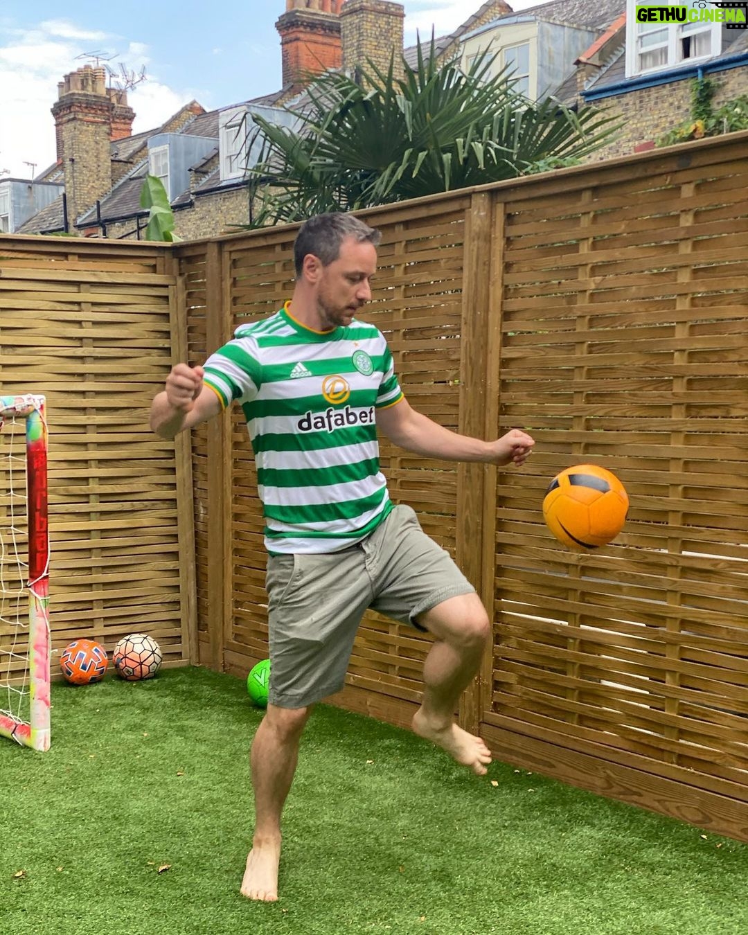 James McAvoy - 198.4K Likes - Big thanks to the big man @chris6jullien and @celticfc for the new strip. Can’t wait to get back to paradise to see you in the flesh. In the mean time get stuck in!!!! #celtic #celticfc #footballkit #kit