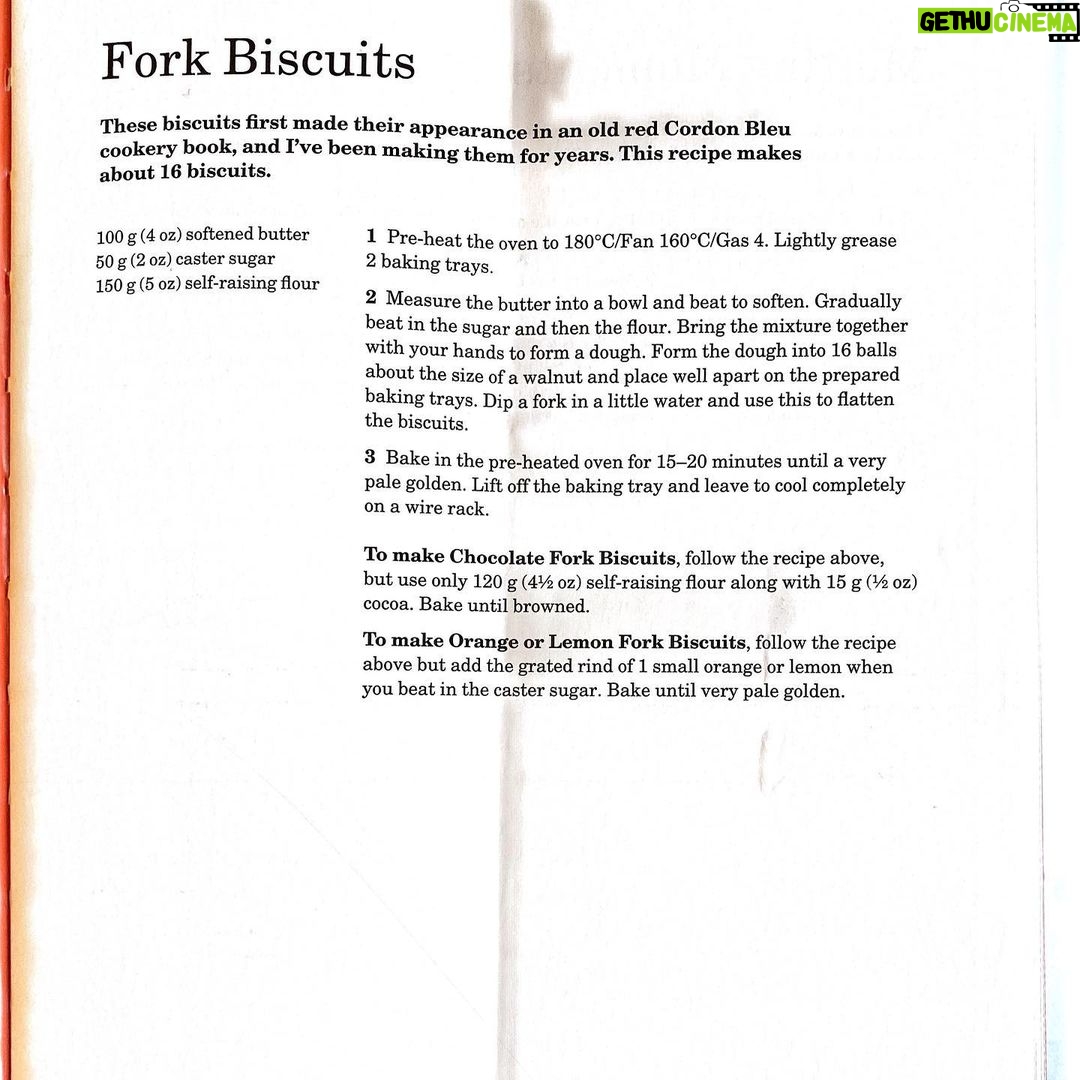 James McAvoy Instagram - @lisalibs is a FORKING GENIUS. Here we have Mary Berry’s simple but oh so sweet Fork Biscuits. They’re an easy bake and will be gone in an hour. Amazing with tea.
