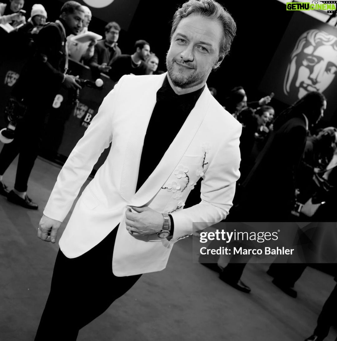 James McAvoy Instagram - Last night at @bafta. Big thanks to @dolcegabbana for my incredible tux and to @bulgari for the excellent bling. To @tarahmakeup as always for the groom job and to @mrfabioimmediato for putting our looks together. Photo credit @marco.bahler