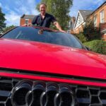 James McAvoy Instagram - Thanks @audiuk for the loan of this splendid motor. I’ve loved pootling about london in it and even up to Glasgow and back. I’ll miss her. As always thanks to the wonderful @tonyameli for making it happen. #audi #gifted #ad # #rs3 London, United Kingdom