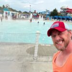 James McAvoy Instagram - What a brilliant day at @dorneyparkpr massive thanks to the park staff and in particular Ryan,Sophia,Matt and Bob who took care of myself and the family with the greatest of care and attention. Steele force is a class I’ve coaster of the modern age and we road another that was built 100 years ago and still provided all the thrills. Waterpark at the back end of the day was wicked!!!! #themepark #rollercoasters #coasters #waterpark #wildwaterkingdom