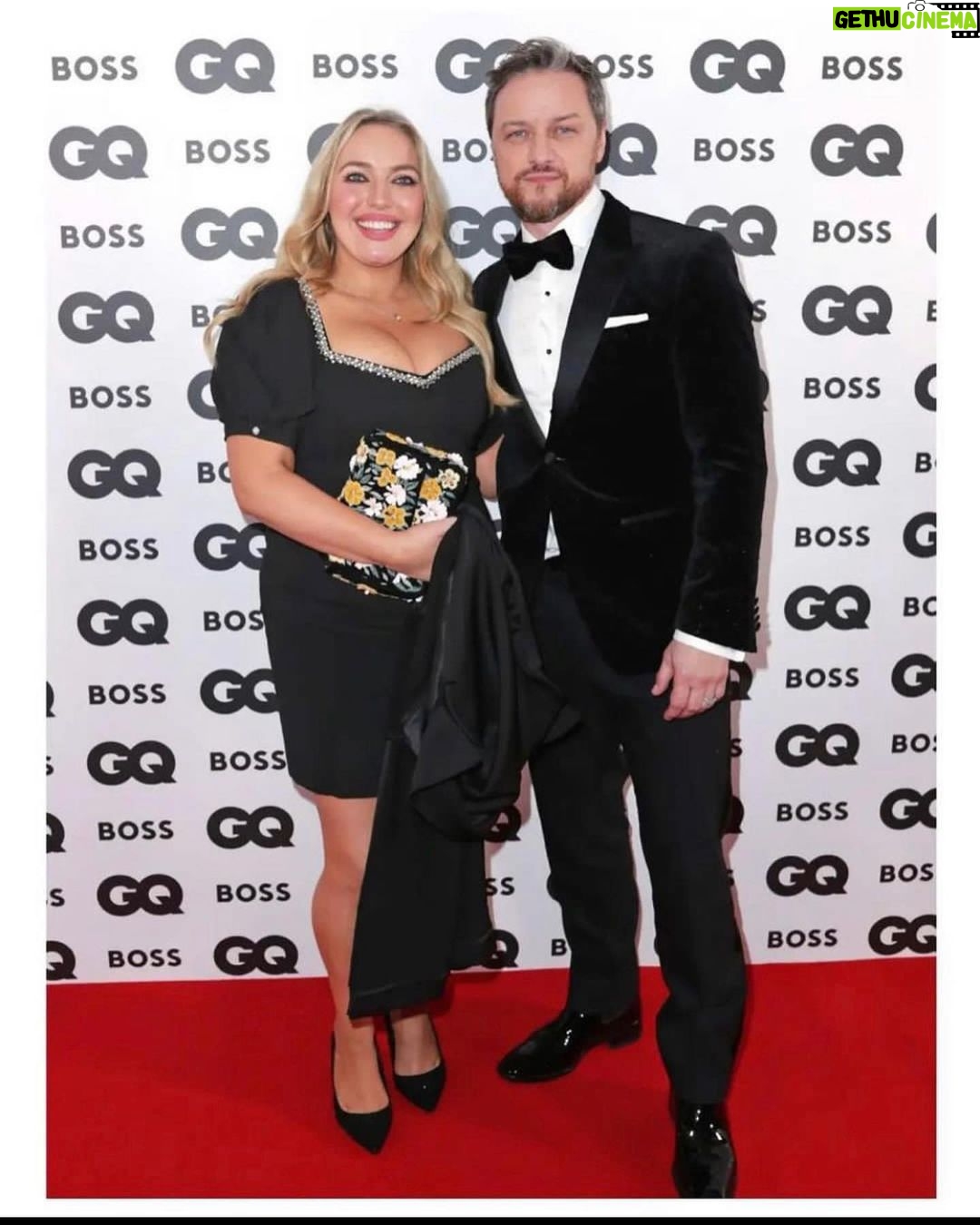 James McAvoy - 168.6K Likes - What lovely night out at the @gq #gqmoty …love getting the dance with my sis @joyjoymcavoy.Big thanks to a GQ for the excellent hospitality and to @boss for the gorgeous tux.