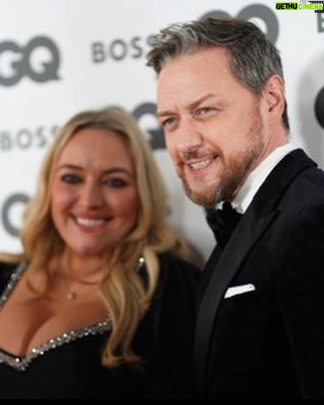 James McAvoy - 168.6K Likes - What lovely night out at the @gq #gqmoty …love getting the dance with my sis @joyjoymcavoy.Big thanks to a GQ for the excellent hospitality and to @boss for the gorgeous tux.