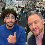 James McAvoy Instagram - Big thank you to @newyorkcomiccon and all the Fans who turned out in force to help us intro season three of @darkmaterialsofficial see you soon @comic_con Javits Center