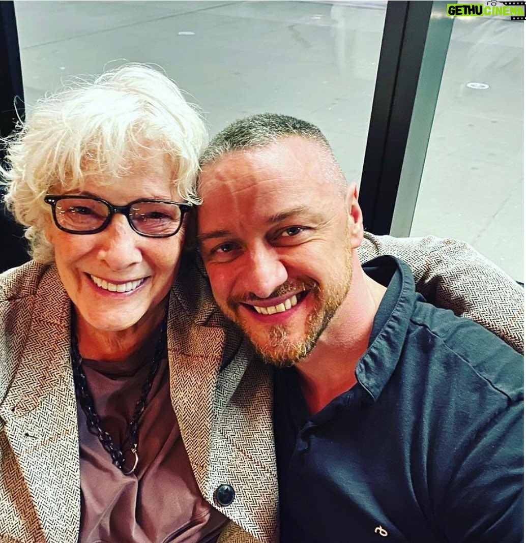 James McAvoy - 162.4K Likes - What treat to be surprised by my old Doc @blbuckley and the ever lovely @blbpa …you’re a legend of the stage Betty and your support isn’t taken for granted. Thanks for coming along.