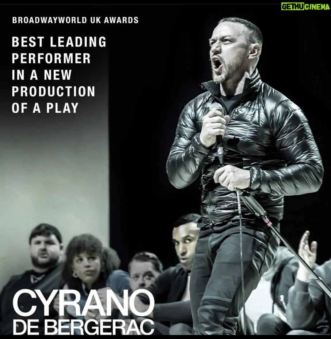 James McAvoy Instagram - Ah thanks @broadwayworlduk for the nom and the award. What a company,what a director,what script from #martincrimp …Think you can deliver the gongs to Brooklyn? We’re here at @bam_brooklyn for the next 8 weeks. Get your TICKETS in my BIO. Harvey Theater at BAM Strong