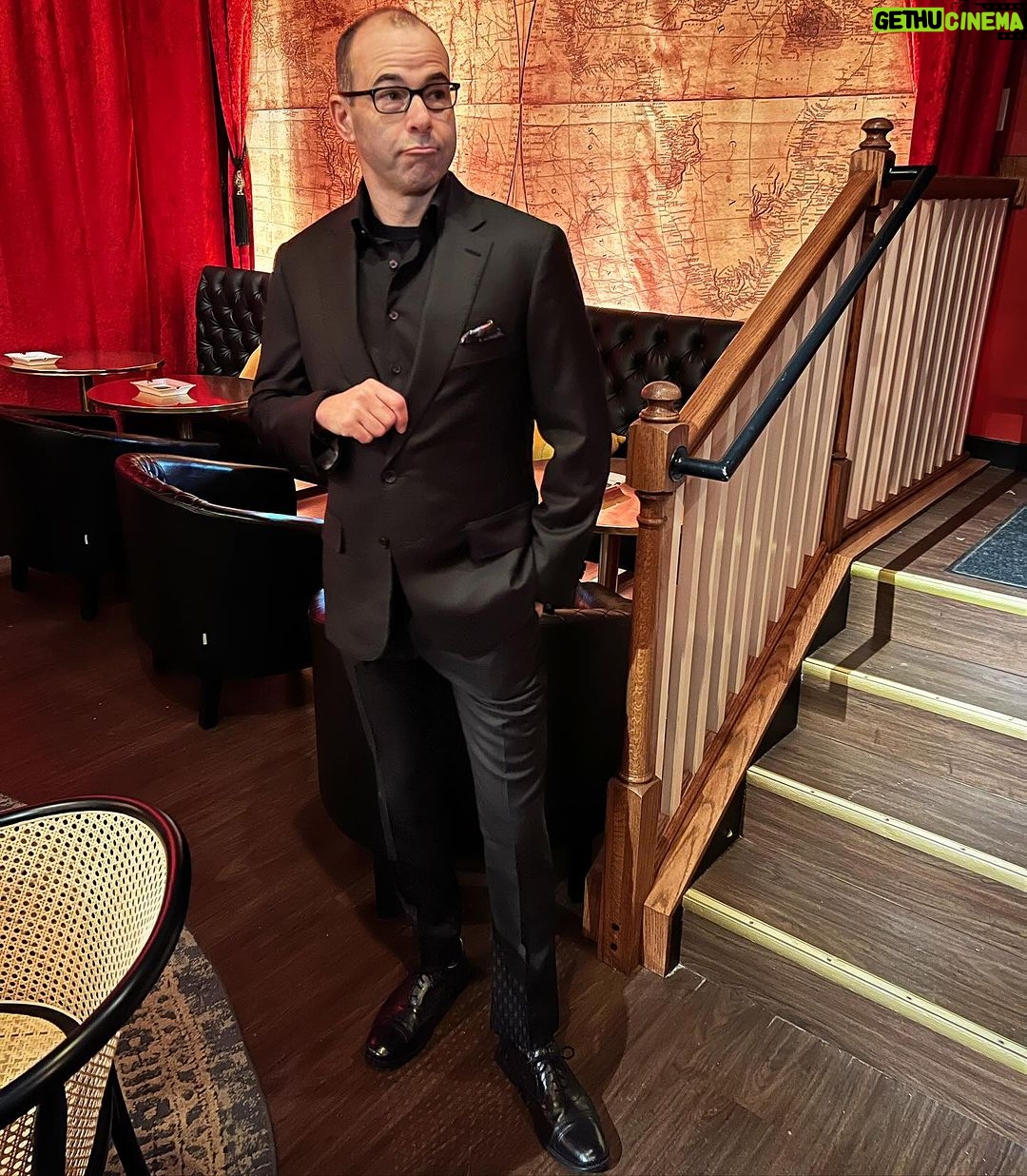 James Murray Instagram - My guy @therealmurr channeling his inner John Wick (all blacked out minus the long hair 😜) in this classy suit we made him 💪🏻 Princeton, New Jersey