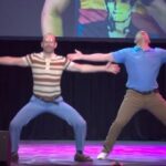 James Murray Instagram - Fan rushes the stage and tries to tackle me at my stand-up comedy show. Thank you, Dancing Blue Shirt Guy! See me perform LIVE all across America by getting your tickets here: www.MurrLive.com