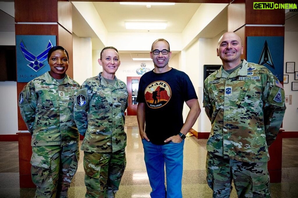 James Murray Instagram - Absolutely incredible time visiting & learning all about Buckley Space Force Base, and Peterson & Schriever Space Force Base! A huge thanks to all the incredible people that keep us safe in ways you cannot even imagine.