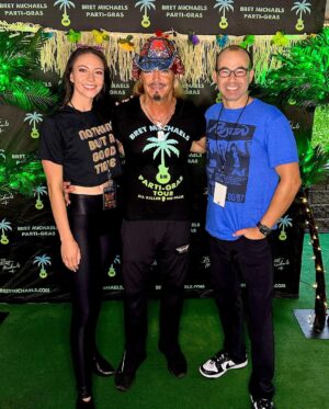 James Murray Instagram - So much fun singing with the classiest rock legend out there, Bret Michaels. Check out his Parti-Gras tour for a city near you!