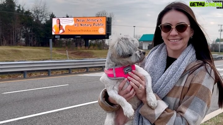 James Murray Instagram - When your wife becomes a notary public, the only thing to do as a comedian is to take out a billboard advertising that fact as part of Melyssa's Christmas gift. The billboard runs until Jan. 2, 2024. Here’s the address of the Burger King across the street: 309 US 202, Flemington, NJ 08822 So, friends, if you take a photo with the billboard behind you in the next week, I’ll send you an autographed postcard from the TV show! Here’s what to do. 1. Post the photo on social media and tag: @therealmurr @melyssanicolemurray @no95candles 2. Email the photo to NotarizeThatAss@gmail.com and include your mailing address And I’ll send you the autographed postcard! Thanks! Have fun with the photo!