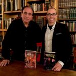 James Murray Instagram - Great time tonight speaking with my dear friend R.L. Stine about his new book "There Is Something Strange About My Brain: Writing Horror For Kids" Pick up a copy wherever books are sold, and pick up our new children's book "Area 51 Interns: Time Chasers" today!