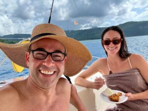 James Murray Instagram - Amazing vacation with my love (and a few surprise friends!) to St. Lucia. @melyssanicolemurray 

Now, back to work on new episodes of Impractical Jokers!