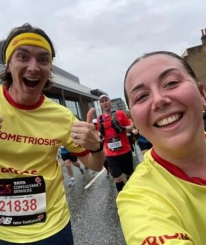 James Phelps Instagram - London Marathon ✔️
Possibly one of the hardest things I have ever done. But so happy I did.
Hip went after 21 miles but limped/wobbled home in 4hrs46.24
Thank you everyone for the amazing support and donations to @endometriosis.uk 
Let's keep spreading awareness about Endo !
(yes the shirt rubbed.....😵‍💫)

Donation link is in my bio

🏴󠁧󠁢󠁥󠁮󠁧󠁿🏃‍♂️🤙🫠🏅
 #endometriosisawareness #endometriosis #londonmarathon #bloodsweatandtears