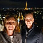 James Phelps Instagram - Paris, tu m'as manqué ! Night time wonder with my bro. I've been to Paris many times but first time up thr Arc de Triomphe. #traveltip go up here to get great views of the the Eiffel Tower & rest of the city. #Paris #pommefritestime #hashtagforthesakeofit 🇫🇷