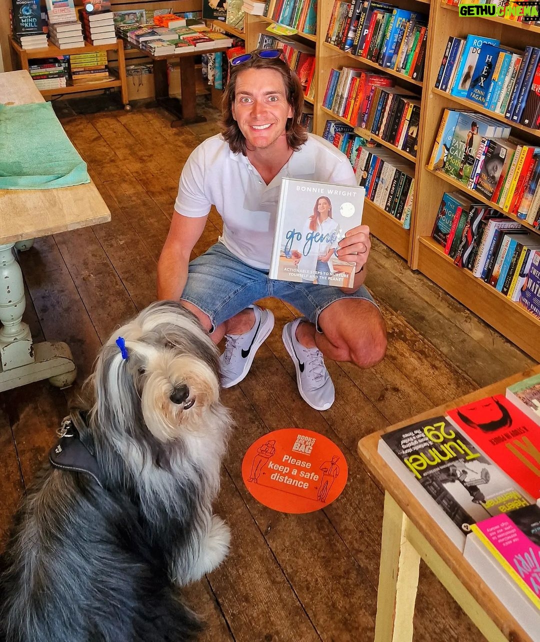 James Phelps Instagram - Been looking forward to reading this for a long time. HUGE congratulations @thisisbwright on #GoGently , very proud! Out now at all good book stores (this one is awesome). Tonto approved too. πΆππ€