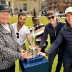 James Phelps Instagram - Back after one of the most amazing trips ever! (Made even sweeter by beating Oliver by 1 shot😊). Thank you @boss for not only making me look and feel like I was in @theopen but for allowing me to meet some amazing people. As I'm sure you all know golf is a huge thing for Oliver and I, so to play at the home of golf, have a drink in the @therandagolf club house with @groovyq and @its_lucien after a fun round is a dream come true. A sport that brings people together in amazing places. #beyourownboss #bucketlist #golf #36points #standrews St Andrews Links