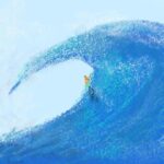 James Phelps Instagram - Rainy evening doodling. I've no idea why I drew this but guessing my subconscious wants to go surfing soon. Anyway I'm not an artist but enjoyed unwinding doing this. 👨‍🎨 Any tips on how to improve please let me know 🙂 @samsunguk #GalaxyTabS8 #Generation Tab