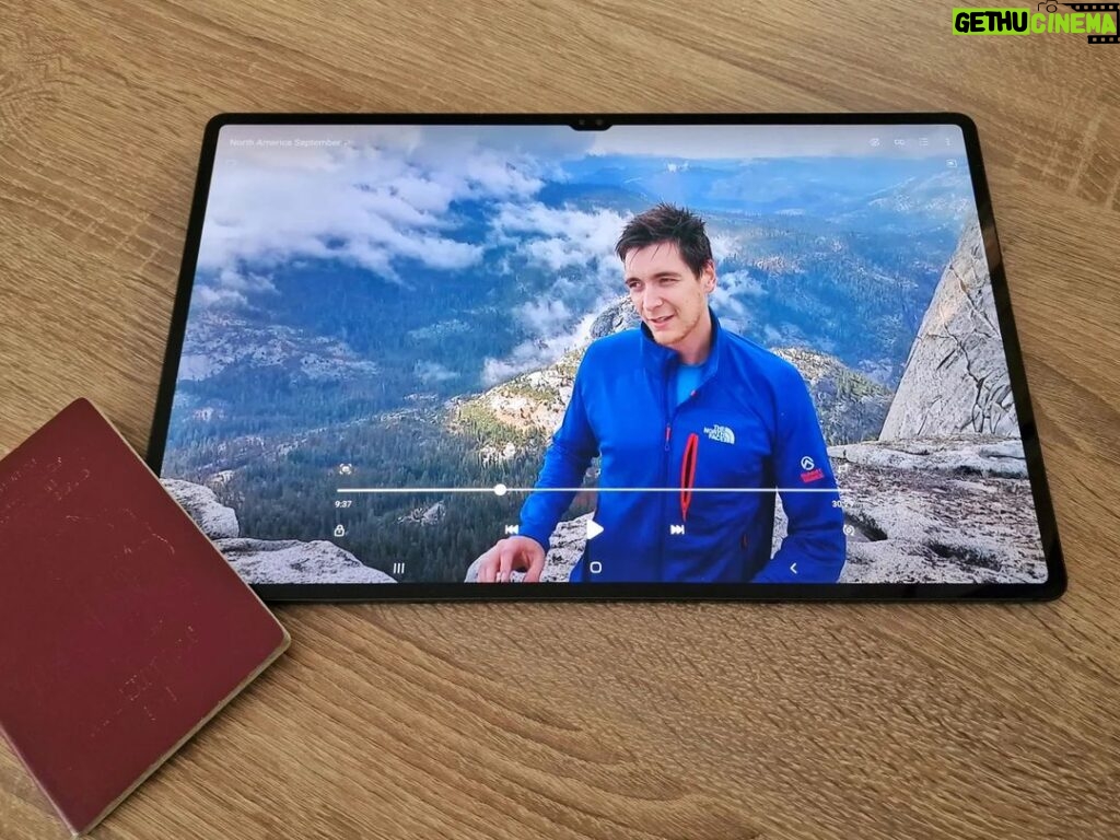 James Phelps Instagram - Reliving a great adventure, whilst planning a new adventure.. It always helps when you feel like you're back there. Even if back there was at the top of a mountain with a lightning storm coming in! #travel #YesMyPassportIsALittleWorn @samsunguk #GalaxyTabS8 #Generation Tab