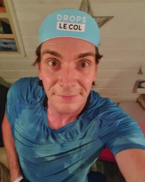 James Phelps Instagram - Early morning 30miler in the shed. Turns out there isn't much ventilation in here 🥵 
Have a great week folks 😁🤙 #shedtime #ride