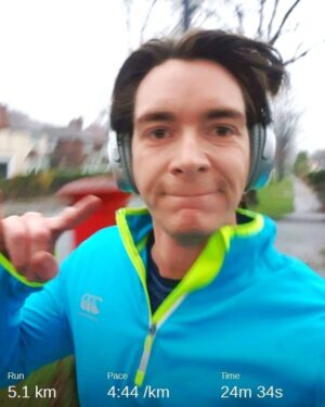 James Phelps Instagram - Cold, grey, wet & enjoyable Boxing day 5k. Yes I am fully aware I look like a character from a Dr Seuss story whilst running. #boxingday #whooo