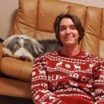 James Phelps Instagram - Merry Christmas everyone!! - That time of the day when you and your pal make a tactical retreat to another room for a 10 minute rest then back for round 2 of more food 🎄🎅😋 I hope everyone has had as fun a day as I have. Huge thanks to @valenciacf for the amazing Christmas jumper! #merrychristmas #beardie #amunt