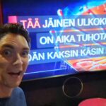 James Phelps Instagram - Celebrating with some Finnish karaoke. Thank you, everyone, for all the birthday wishes from all over the world. Currently struggling to move after cake cake and more cake. 🤤🫠🎂 #cakeisgood #thissongshouldhavewoneurovision #chachacha #hashtaghashtagforthesakeofit #justolder 🇫🇮🏴󠁧󠁢󠁥󠁮󠁧󠁿