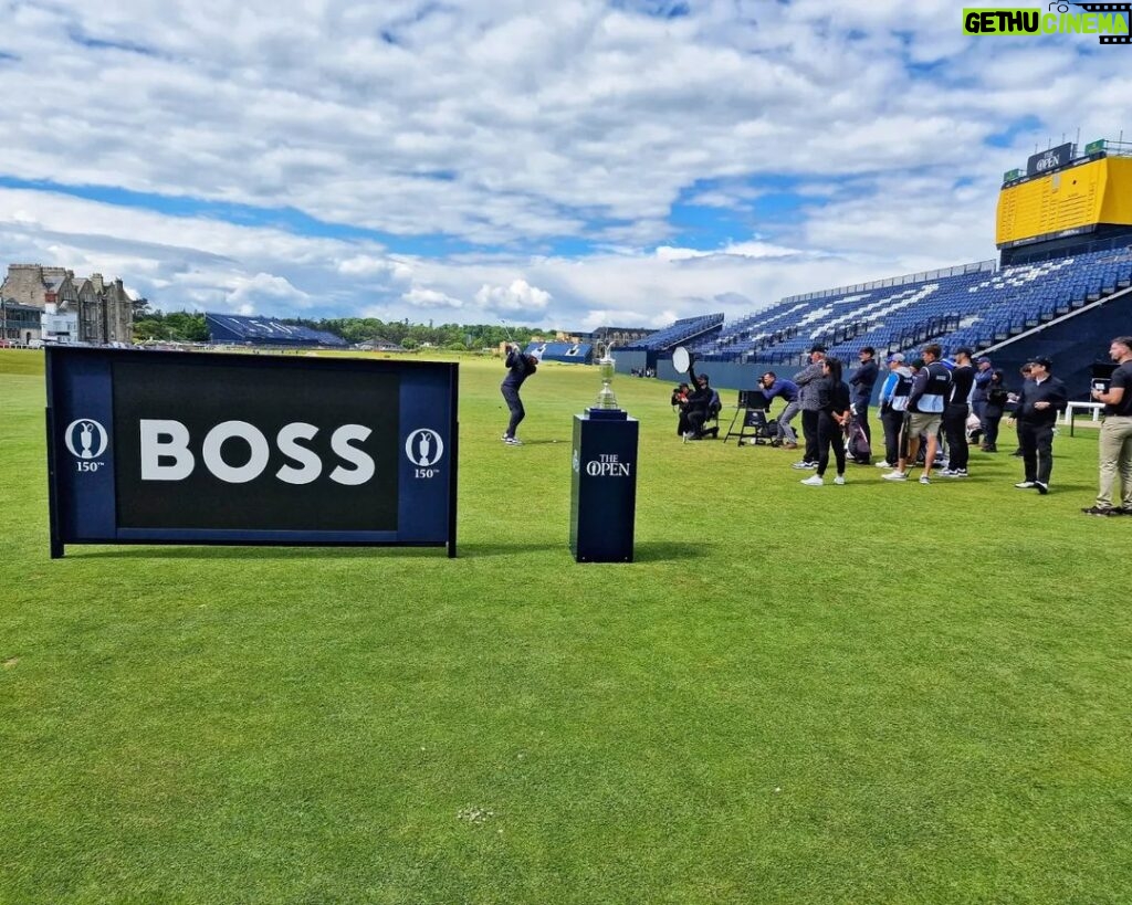 James Phelps Instagram - Back after one of the most amazing trips ever! (Made even sweeter by beating Oliver by 1 shot😊). Thank you @boss for not only making me look and feel like I was in @theopen but for allowing me to meet some amazing people. As I'm sure you all know golf is a huge thing for Oliver and I, so to play at the home of golf, have a drink in the @therandagolf club house with @groovyq and @its_lucien after a fun round is a dream come true. A sport that brings people together in amazing places. #beyourownboss #bucketlist #golf #36points #standrews St Andrews Links