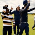 James Phelps Instagram - Back after one of the most amazing trips ever! (Made even sweeter by beating Oliver by 1 shot😊). Thank you @boss for not only making me look and feel like I was in @theopen but for allowing me to meet some amazing people. As I'm sure you all know golf is a huge thing for Oliver and I, so to play at the home of golf, have a drink in the @therandagolf club house with @groovyq and @its_lucien after a fun round is a dream come true. A sport that brings people together in amazing places. #beyourownboss #bucketlist #golf #36points #standrews St Andrews Links