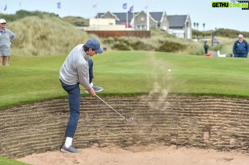 James Phelps Instagram - Out first time! Good job ive got long legs. Thank you so much WappCelebritySeries for a great time at one of THE BEST courses I've ever been to. Big thanks to Jason Norris for all the tips during our round (8 iron out of the bunker instead of 56!) #StaysurePGASeniors Championship #LegendsTour @eulegendstour First pic by @darrell_benns_through_a_lens 📸 Trump International, Scotland