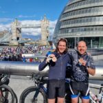 James Phelps Instagram - RideLondon ✔️ 100 miles (and a bit) today, it was so muck fun. I love cycling and today reaffirmed my fondness for it. 3 years ago I couldn't ride 5 miles without stopping. Thank you everyone who cheered us on along the way. Thanks to @_photography6 for the laughs along the way. @ridelondon you were awesome. 🚲😎🤙#cycling #cantfeelmybumnow #happySunday London, United Kingdom