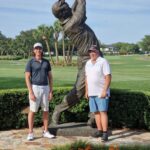James Phelps Instagram - Cutting the corner on 6 ✔️ Pin seeking on 17✔️ Quick stop off at the Bay Hill before heading home. Thanks for a fun round as always Joe #77 #BayHill #golf #hashtaghashtagforthesakeofit🐊🐢🐍⛱️ Arnold Palmer's Bay Hill Club & Lodge
