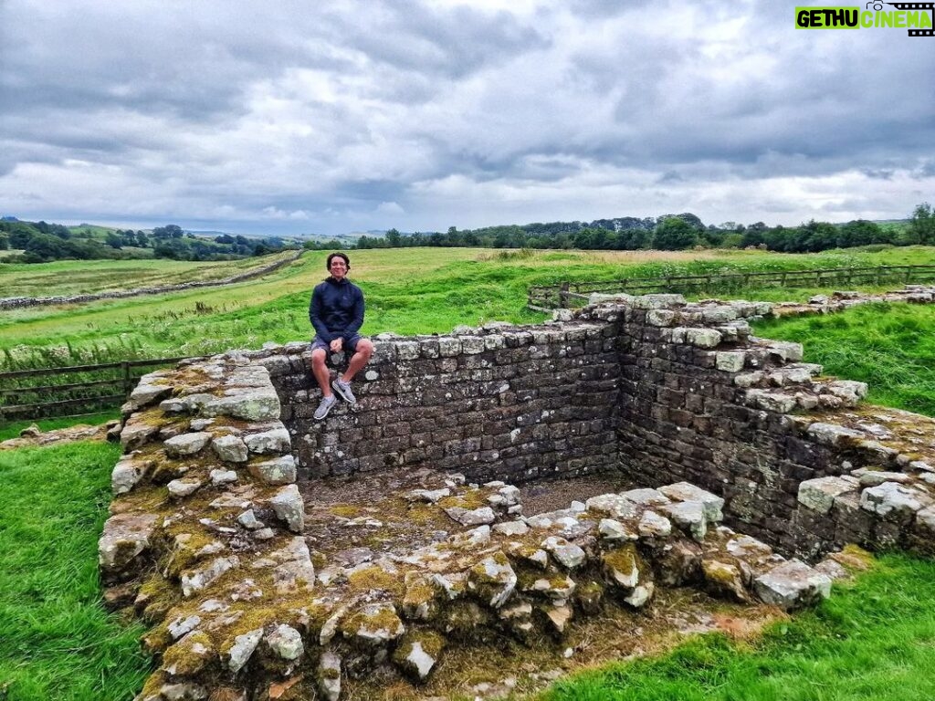 James Phelps Instagram - Getting my history geek on! Hadrians Wall is 1901 years old, those Romans built things to last! One day I hope to walk the length of it. Speaking to some folks doing just that today, it sounds the best way to see the amazing countryside in the North of England. 🤓🧱 #history #wall #nerd Hadrian's Wall