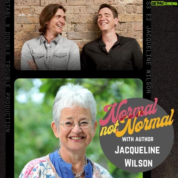 James Phelps Instagram - It was an honour to chat to Jacqueline Wilson on this weeks Normal Not Normal podcast. I (like many of us) grew up reading her books so it was great to meet and ask her questions about writing, story telling & her reworking of the classic The Railway Children. OUT NOW wherever you get your podcasts and on @youtube @applemusic @spotifypodcasts #Normalnotnormal #JacquelineWilson