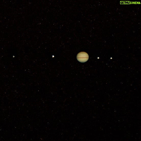 James Phelps Instagram - I had clear skys the other day so and saw Jupiter and moons, Io, Europa, Gangmede & Callisto. All very different from one another, can't see the other (at least) 75 other moons. 🚨Nerd Alert 🚨