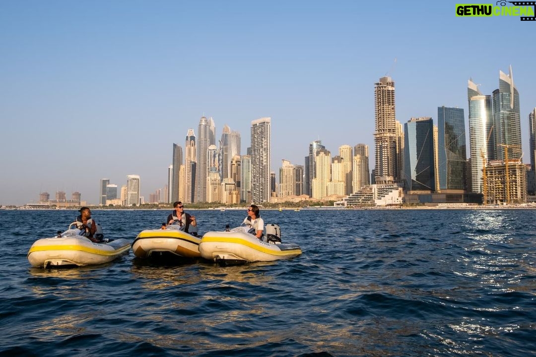 James Phelps Instagram - "Where we're going, we don't need roads" Wrapped shooting another episode for our travel show. This time joined by out great pal @luke_youngblood and in Dubai. We had so much fun and made even more memorable moments for our 20 Yr + friendship. We did so many wicked activities I can't wait to show more! Thanks again @visit.dubai #VisitDubai #travel #travelphotography 🇦🇪🚤🌞😎 Dubai, UAE