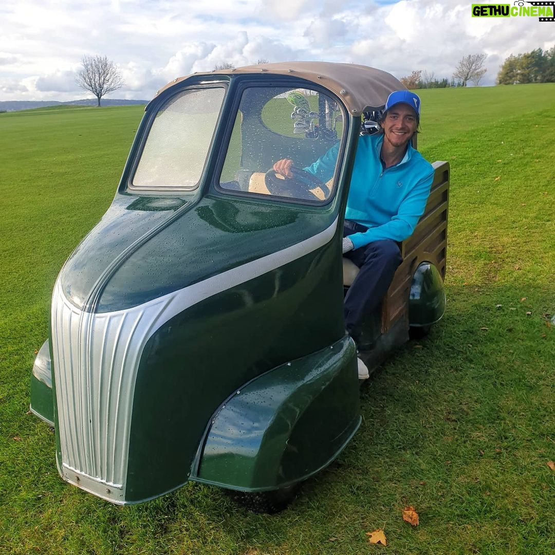James Phelps Instagram - My kind of golf buggy! Lovely course too! #goodwood Thanks to Jamie for the fun round. @goodwood_golf Golf At Goodwood