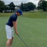 James Phelps Instagram - Great day at @wentworth_club today. On the 18th you have to go for it in 2 right... thanks to @reganjojo for the commentary. Well done to the two Matt's on the win. #trusty7wood #golf #ypucantputlayupsoninstagram