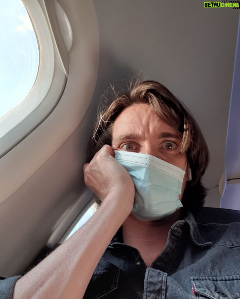 James Phelps Instagram - Turns out there was a very grumpy baby behind me on the flight #awholehourhewentfor #prayforhisparents #stoppedwhenwelanded #travelling 🙈😂🔊🔇 Heathrow Airport