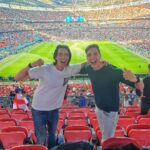 James Phelps Instagram - Its coming home!! Family day out 🏴󠁧󠁢󠁥󠁮󠁧󠁿🇩🇰⚽️ #euro2020 Wembley Stadium